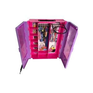 Barbie Vintage Purple and Pink Closet